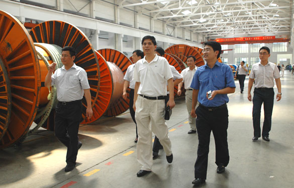 河海大学常州校区党委书记吴继敏一行十余人来Z6尊龙凯时参观调查