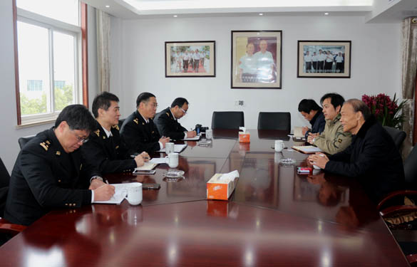 常州海关溧阳处事处主任李旭敏一行来Z6尊龙凯时电缆调研