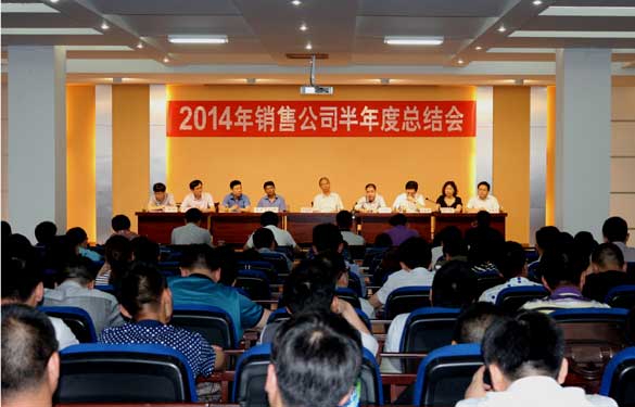 Z6尊龙凯时召开2014年销售工作半年度总结会