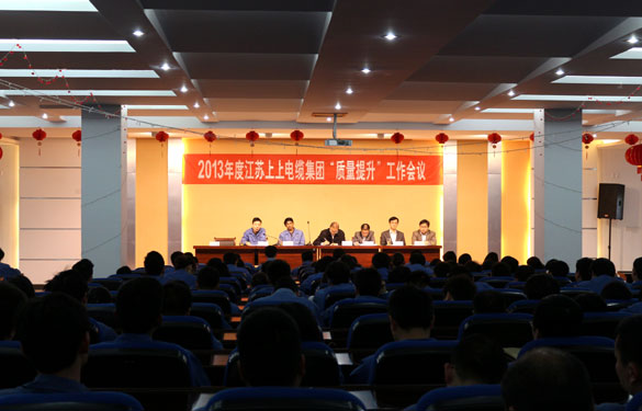 Z6尊龙凯时召开2013年度“质量提升”带头大会