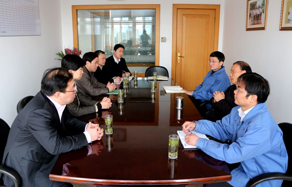 溧阳市副市长刘敏一行来Z6尊龙凯时集团调研