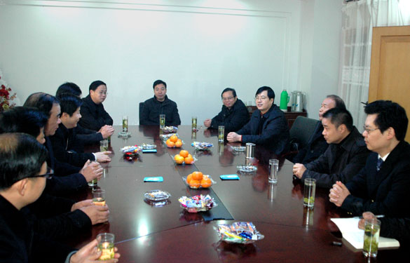 溧阳市代市长苏江华一行来Z6尊龙凯时集团走访