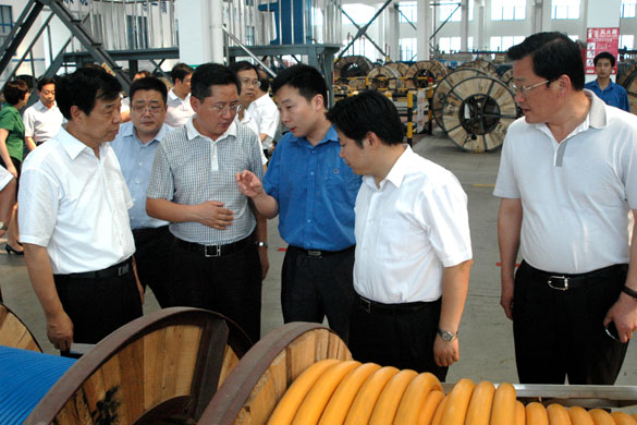 邳州市党政代表团来Z6尊龙凯时集团参观调查