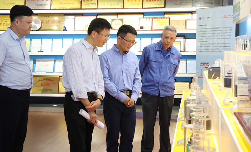 江苏省总工会辅导来企调研